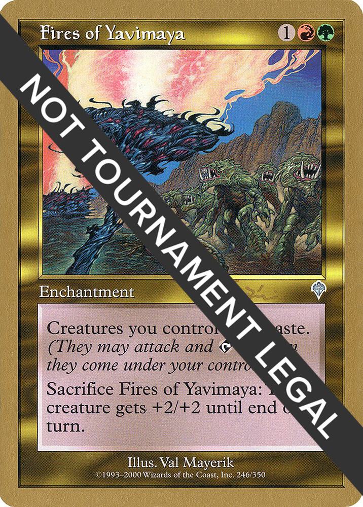 Fires of Yavimaya 2001 Jan Tomcani INV jt246/138 (World Championship Decks)  | Good Games Modbury