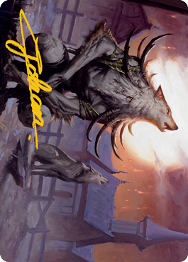 Lord of the Ulvenwald Art Card (Gold-Stamped Signature) [Innistrad: Midnight Hunt Art Series] | Good Games Modbury