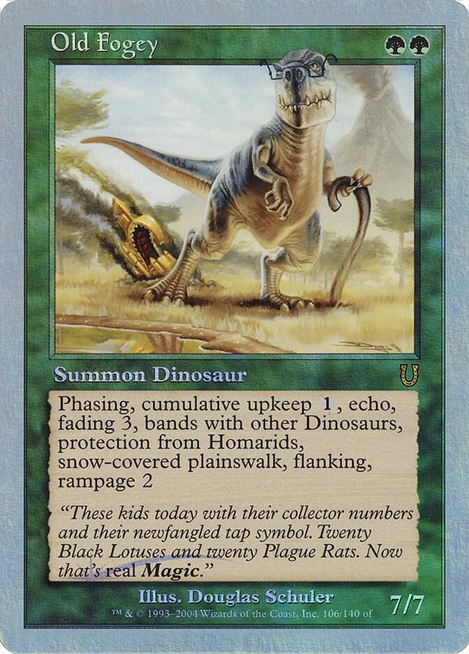Old Fogey 106★/140 (Unhinged)  - Foil | Good Games Modbury