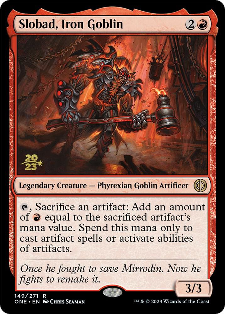 Slobad Iron Goblin 149s/160 (Prerelease Cards)  - Foil | Good Games Modbury
