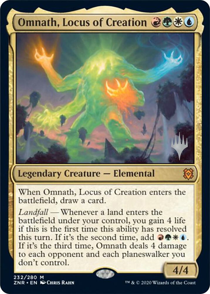 Omnath Locus of Creation 232 (Promo Pack: Zendikar Rising)  - Foil | Good Games Modbury