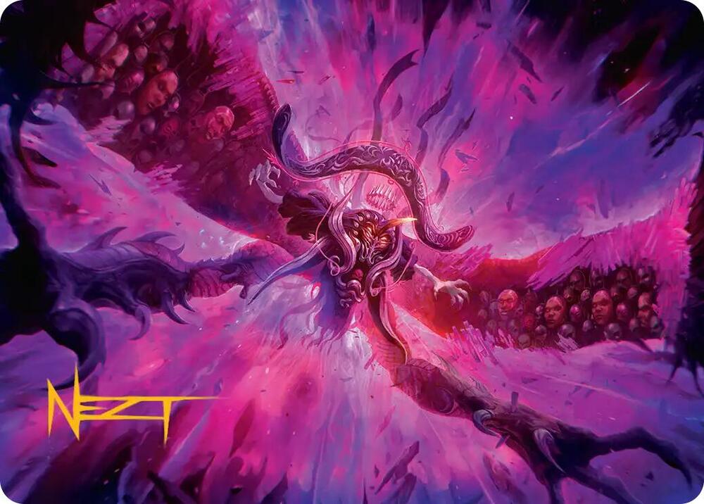 Hades Sorcerer of Eld Art Card Gold Stamped Signature 12 (Art Series: FINAL FANTASY)  | Good Games Modbury