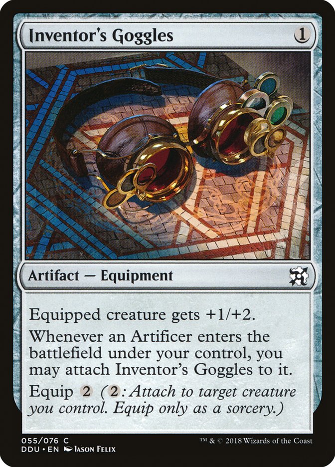 Inventor's Goggles 55/76 (Duel Decks: Elves vs. Inventors)  | Good Games Modbury