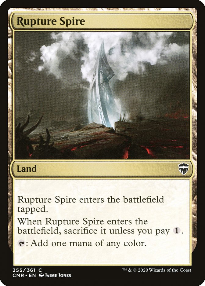 Rupture Spire 355/361 (Commander Legends)  | Good Games Modbury