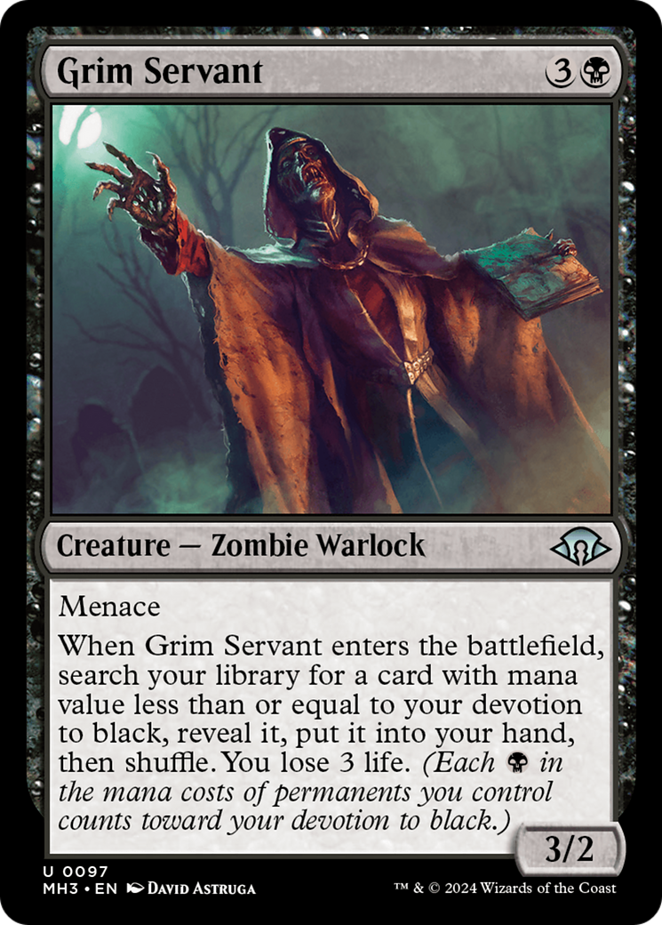 Grim Servant [Modern Horizons 3] | Good Games Modbury