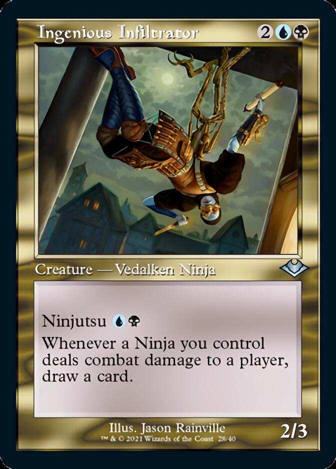 Ingenious Infiltrator (Retro Foil Etched) [Modern Horizons 2] | Good Games Modbury