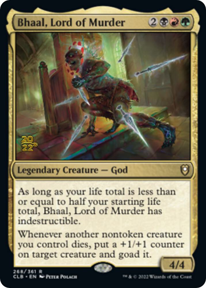 Bhaal Lord of Murder 268s/108 (Prerelease Cards)  - Foil | Good Games Modbury