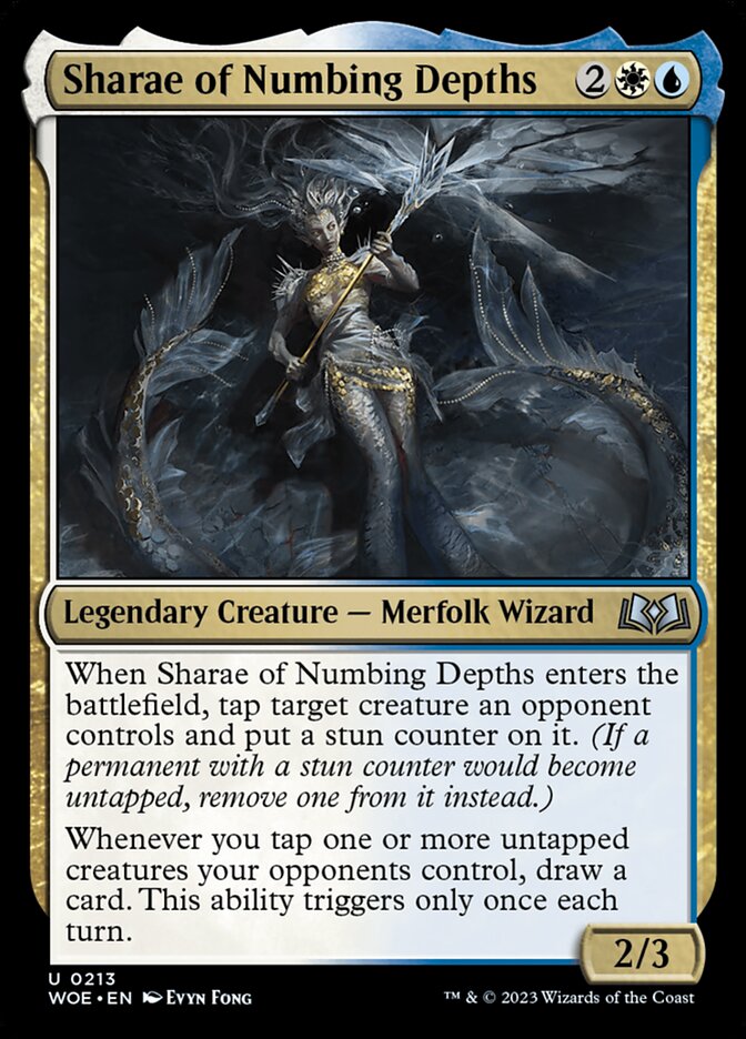 Sharae of Numbing Depths 213 (Wilds of Eldraine)  - Foil | Good Games Modbury