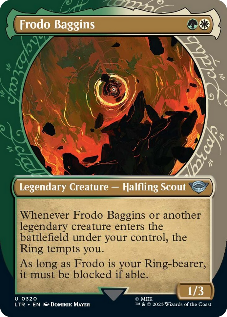 Frodo Baggins (Borderless) (Showcase Ring Frame) [The Lord of the Rings: Tales of Middle-Earth] | Good Games Modbury