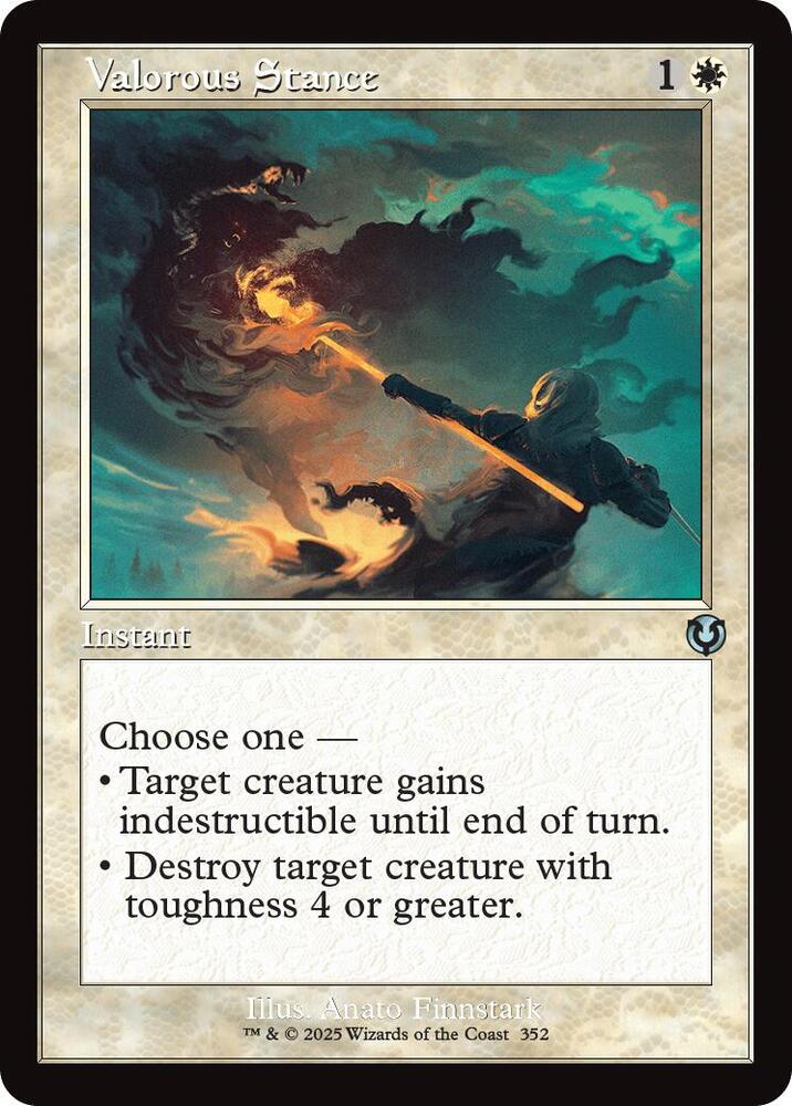 Valorous Stance 352/287 (Innistrad Remastered)  - Retro | Good Games Modbury
