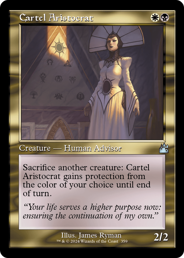 Cartel Aristocrat (Retro Frame) [Ravnica Remastered] | Good Games Modbury