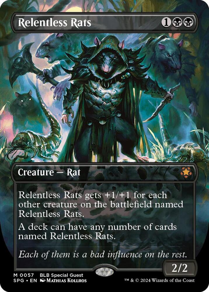 Relentless Rats 57 (Special Guests)  - Borderless Foil | Good Games Modbury