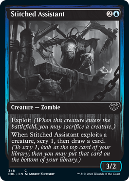 Stitched Assistant [Innistrad: Double Feature] | Good Games Modbury