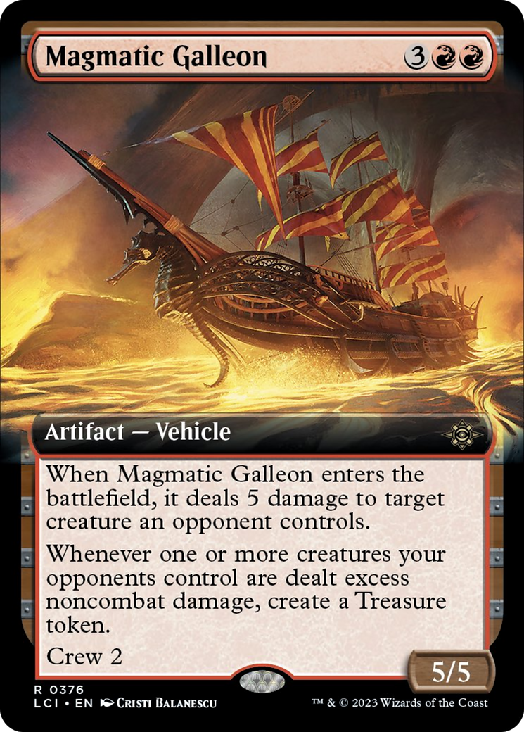 Magmatic Galleon (Extended Art) [The Lost Caverns of Ixalan] | Good Games Modbury