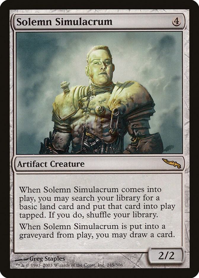 Solemn Simulacrum 245/306 (Mirrodin)  - Foil | Good Games Modbury