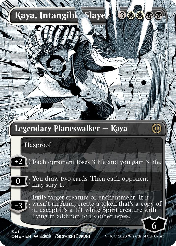 Kaya, Intangible Slayer 341/271 (Phyrexia: All Will Be One)  - Borderless | Good Games Modbury