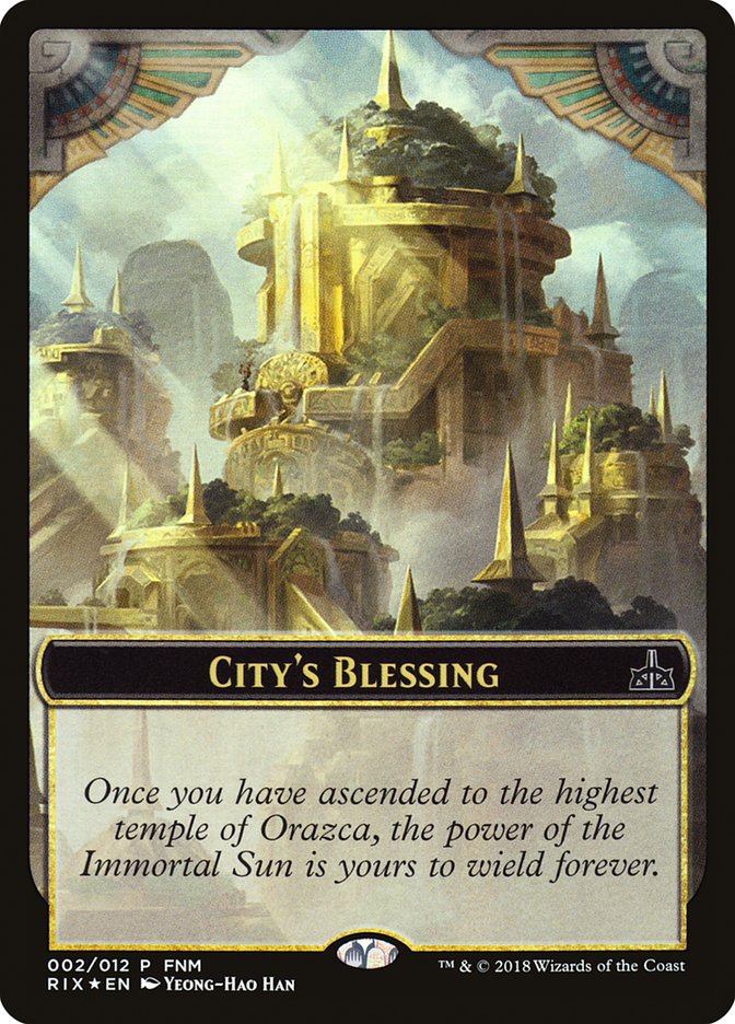 City's Blessing // Elemental 2/12 (FNM Promos)  - Foil | Good Games Modbury
