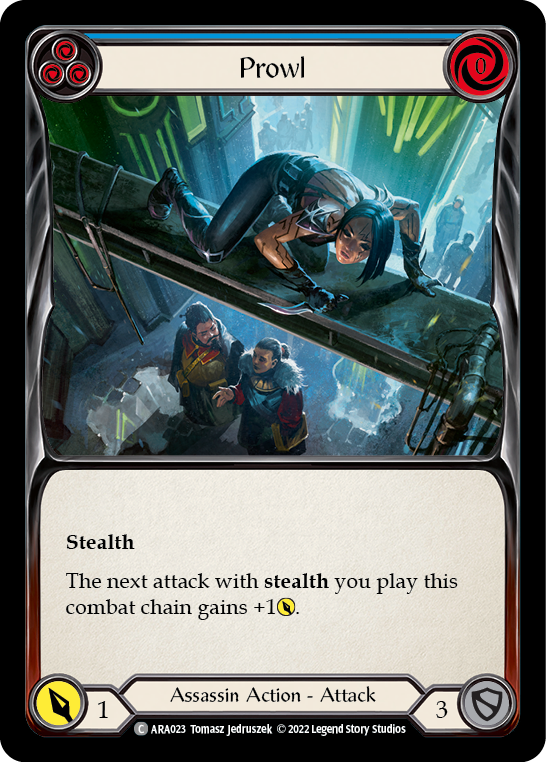 Prowl (Blue) [ARA023] (Outsiders Arakni Blitz Deck) | Good Games Modbury