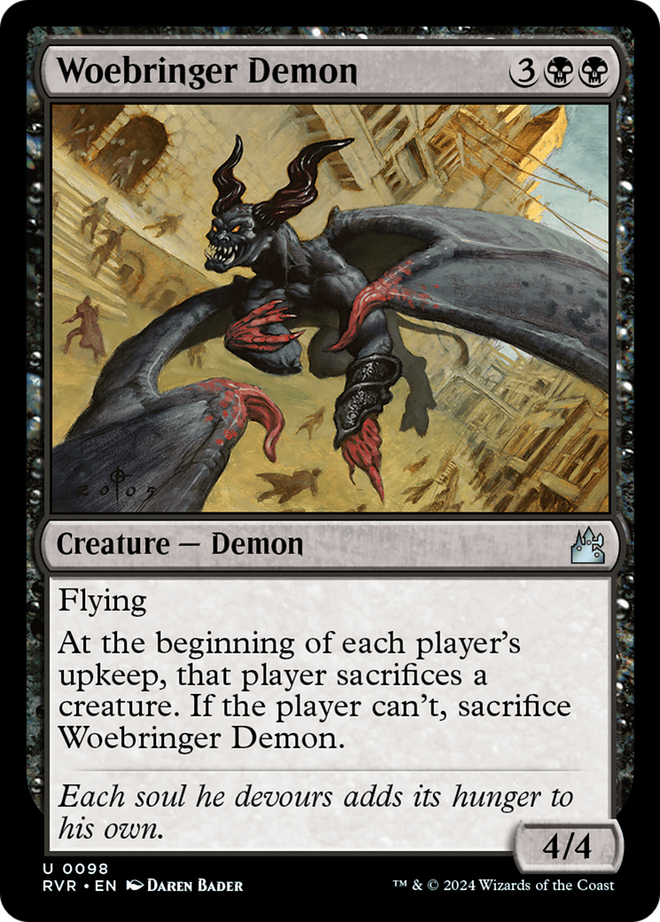 Woebringer Demon [Ravnica Remastered] | Good Games Modbury