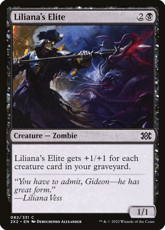 Liliana's Elite 82/331 (Double Masters 2022)  - Foil | Good Games Modbury