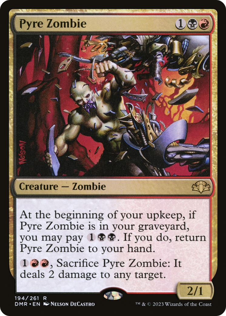 Pyre Zombie [Dominaria Remastered] | Good Games Modbury