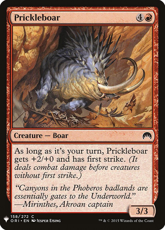 Prickleboar [Mystery Booster] | Good Games Modbury