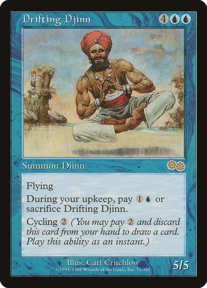 Drifting Djinn 71/350 (Urza's Saga)  | Good Games Modbury