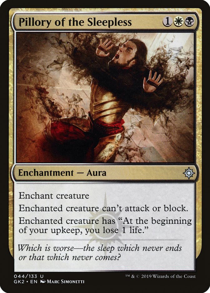 Pillory of the Sleepless [Ravnica Allegiance Guild Kit] | Good Games Modbury