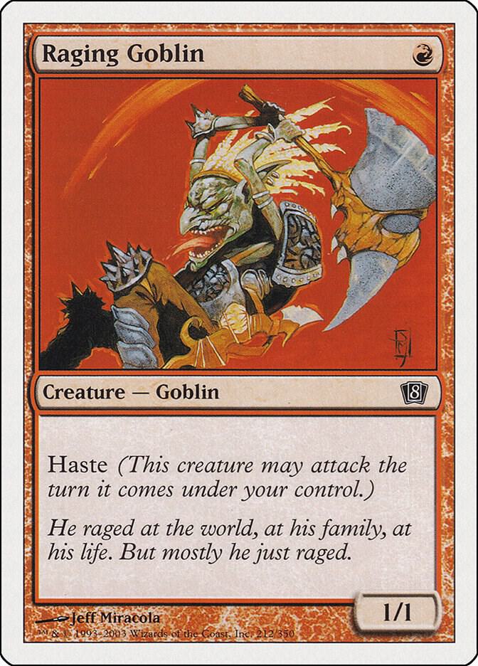 Raging Goblin 212/350 (8th Edition)  | Good Games Modbury