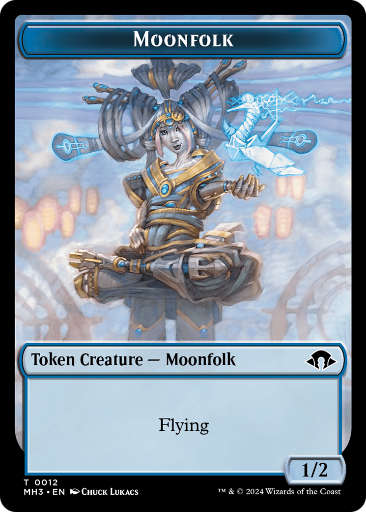 Moonfolk Token [Modern Horizons 3 Tokens] | Good Games Modbury