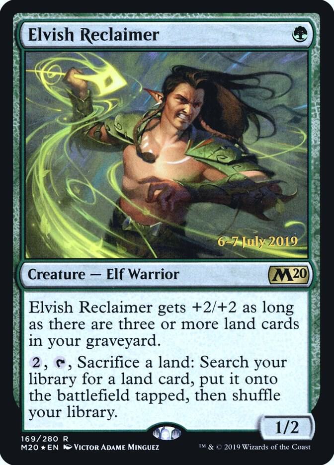Elvish Reclaimer 169s/144 (Prerelease Cards)  - Foil | Good Games Modbury