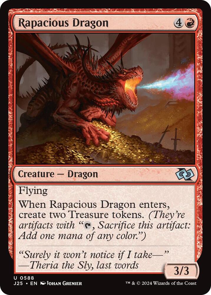 Rapacious Dragon 588/779 (Foundations Jumpstart)  | Good Games Modbury