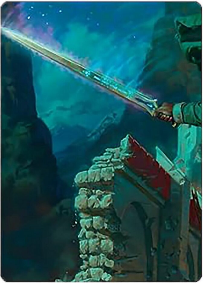 Andúril, Narsil Reforged // Andúril, Narsil Reforged 1 (Art Series: Universes Beyond: The Lord of the Rings: Tales of Middle-earth)  | Good Games Modbury
