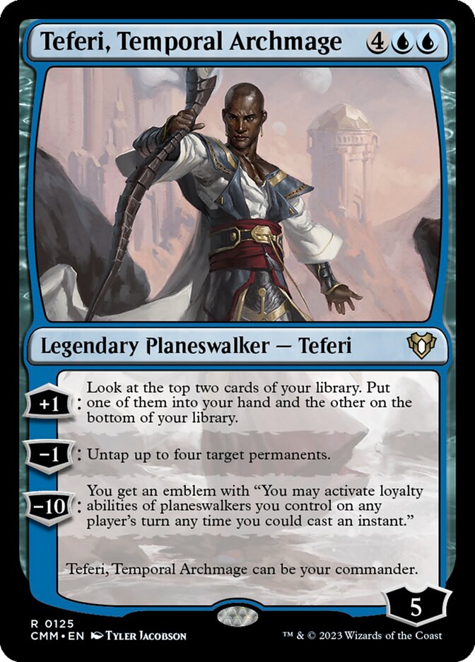 Teferi, Temporal Archmage 125/451 (Commander Masters)  | Good Games Modbury