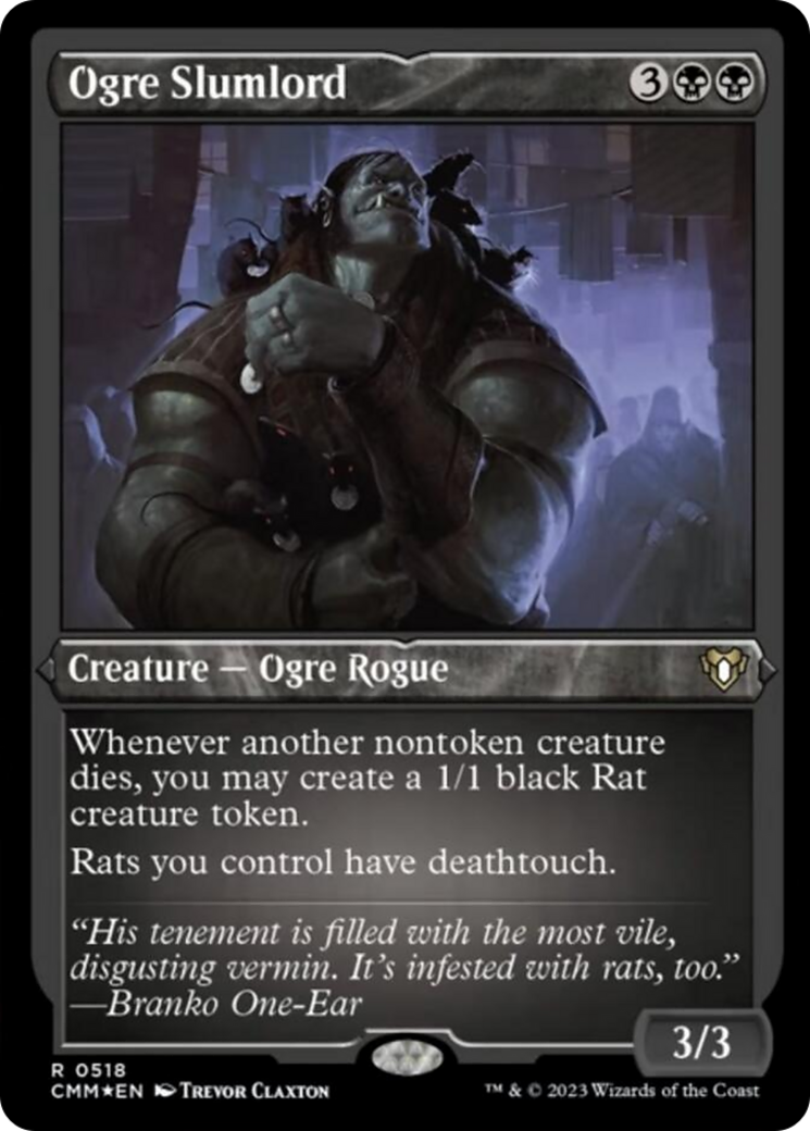 Ogre Slumlord (Foil Etched) [Commander Masters] | Good Games Modbury