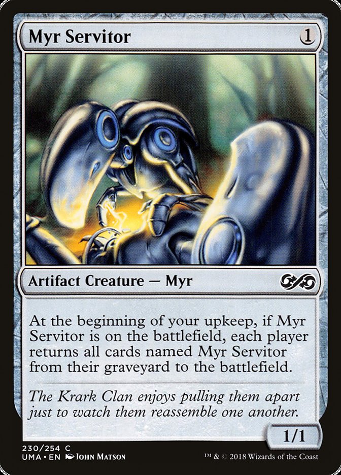 Myr Servitor 230/254 (Ultimate Masters)  | Good Games Modbury