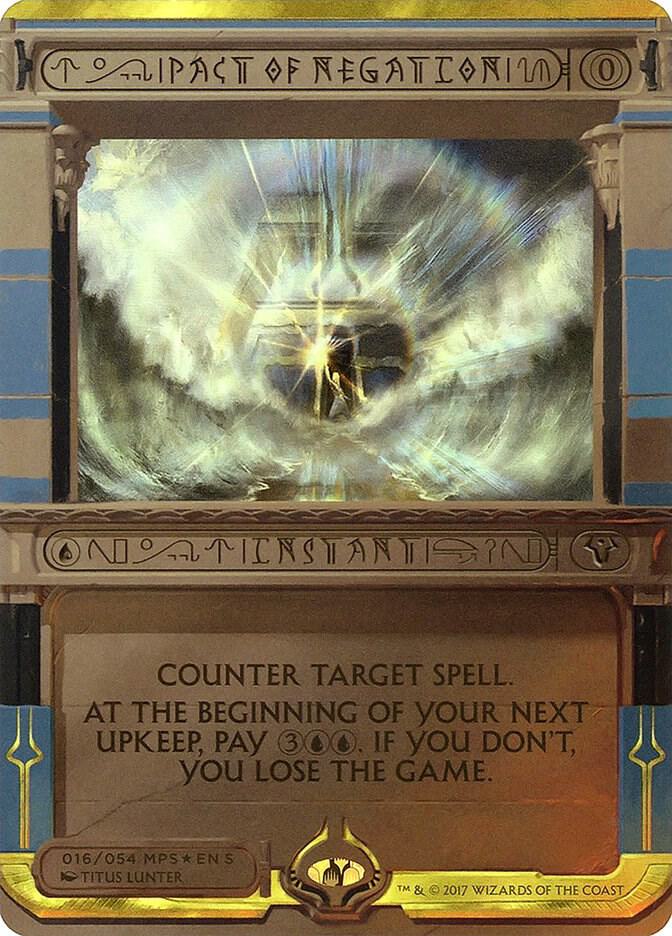 Pact of Negation 16/54 (Masterpiece Series: Amonkhet Invocations)  - Foil | Good Games Modbury