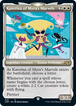 Katerina of Myras Marvels Showcase Galaxy Foil 496/244 (Unfinity)  - Foil | Good Games Modbury