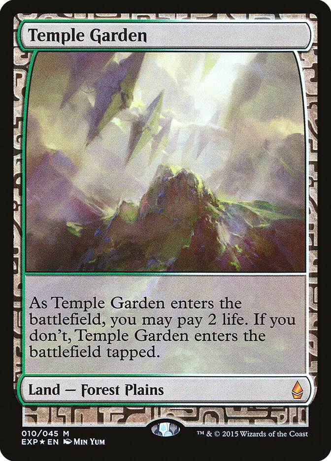 Temple Garden 10/45 (Zendikar Expeditions)  - Foil | Good Games Modbury