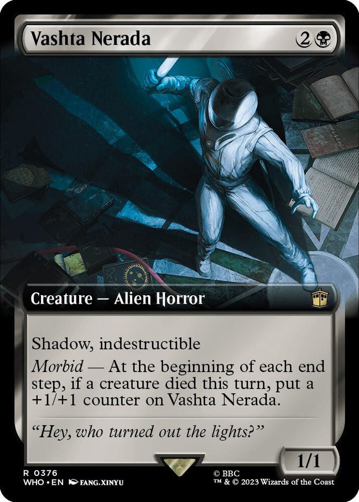 Vashta Nerada 376/331 (Universes Beyond: Doctor Who)  - Extended Art Foil | Good Games Modbury