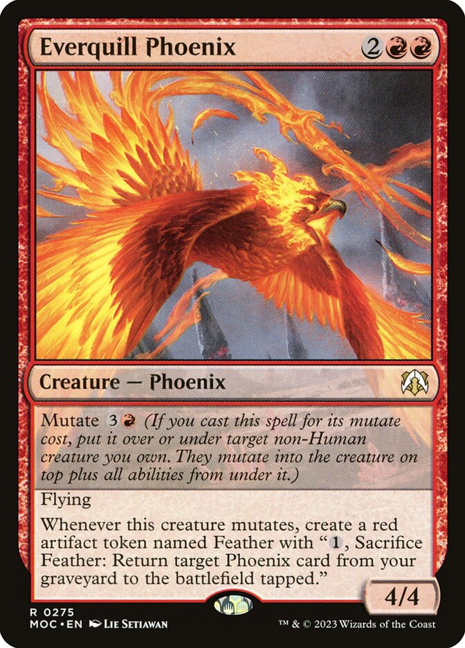 Everquill Phoenix 275/444 (Commander: March of the Machine)  | Good Games Modbury