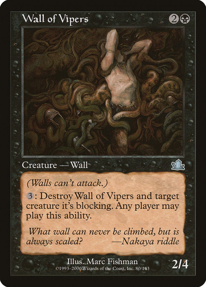 Wall of Vipers 80/143 (Prophecy)  - Foil | Good Games Modbury