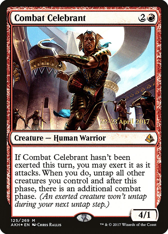 Combat Celebrant [Amonkhet Prerelease Promos] | Good Games Modbury