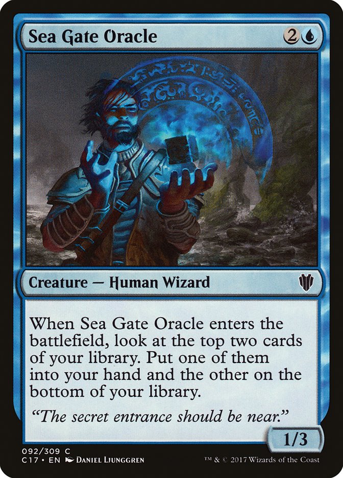 Sea Gate Oracle [Commander 2017] | Good Games Modbury
