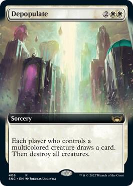 Depopulate Extended Art 406/281 (Streets of New Capenna)  | Good Games Modbury