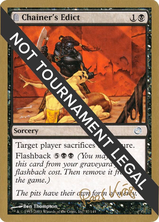 Chainers Edict 2003 Peer Kroger TOR pk57/142 (World Championship Decks)  | Good Games Modbury