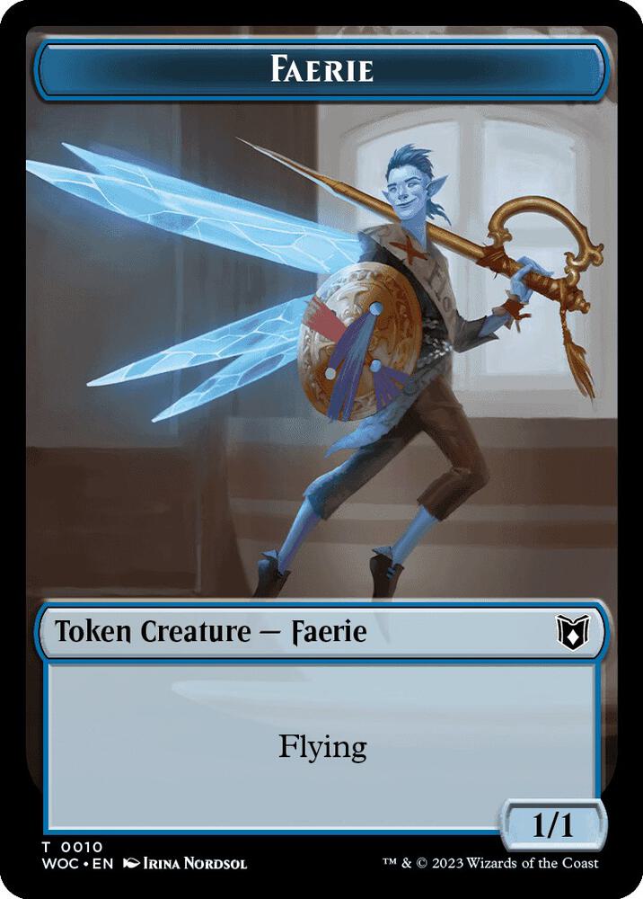 Faerie Saproling Double Sided Token 10 // 15 (Commander: Wilds of Eldraine)  | Good Games Modbury