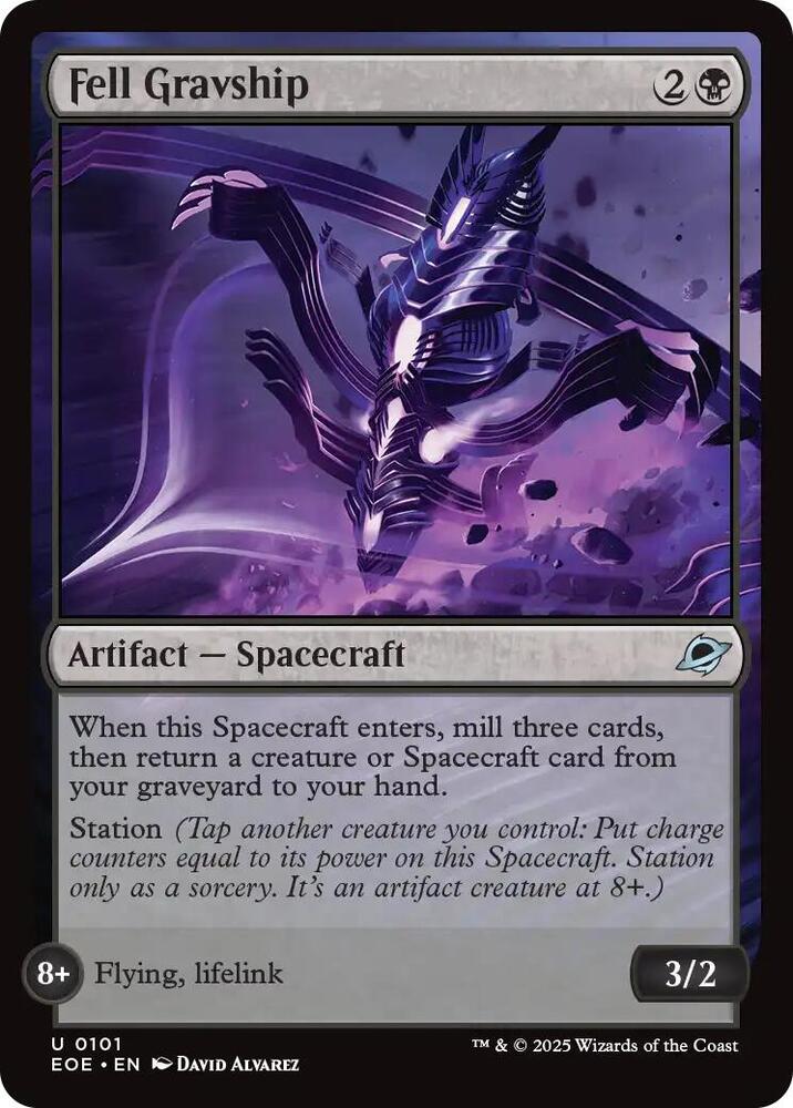 Fell Gravship 101/276 (Edge of Eternities)  - Foil | Good Games Modbury