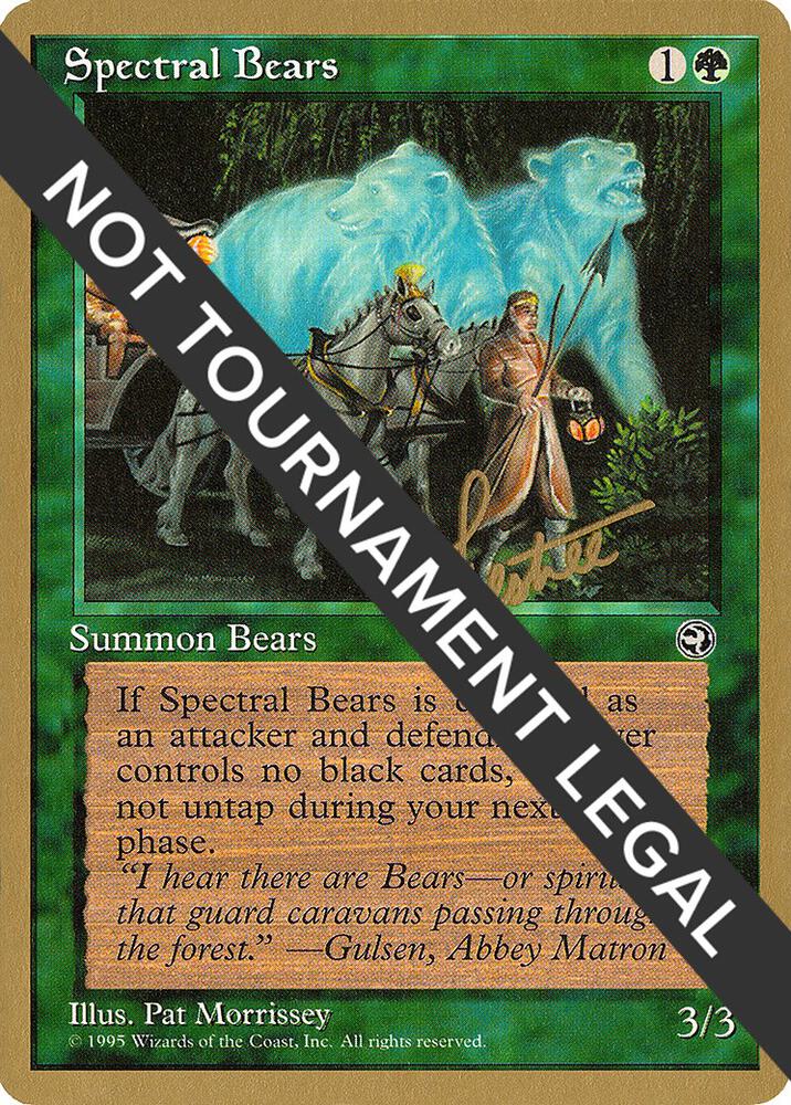 Spectral Bears 1996 Bertrand Lestree HML bl98/308 (World Championship Decks)  | Good Games Modbury