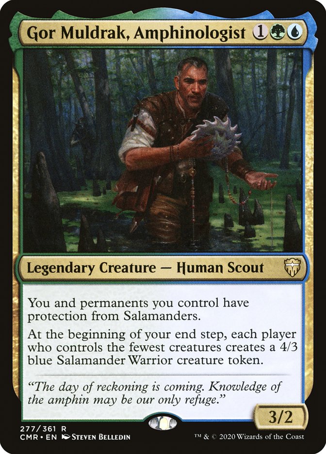 Gor Muldrak, Amphinologist 277/361 (Commander Legends)  | Good Games Modbury